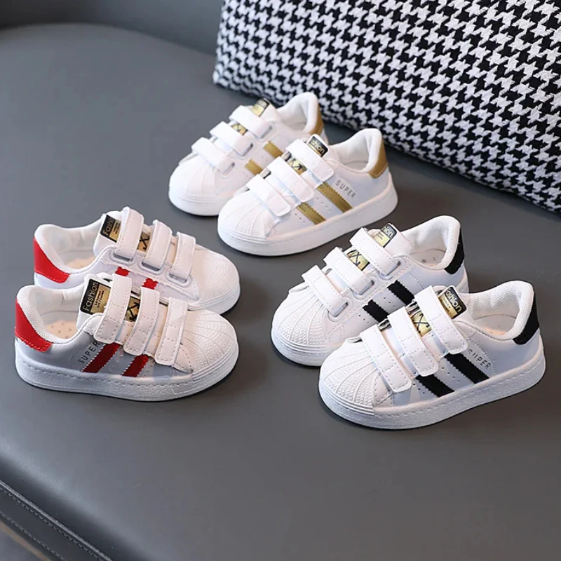 Toddler Baby Kids Fashion Design Walking Shoes Sneakers White Non-slip Casual Shoes Boys Girls Breathable Outdoor Sport Shoes - Image 5