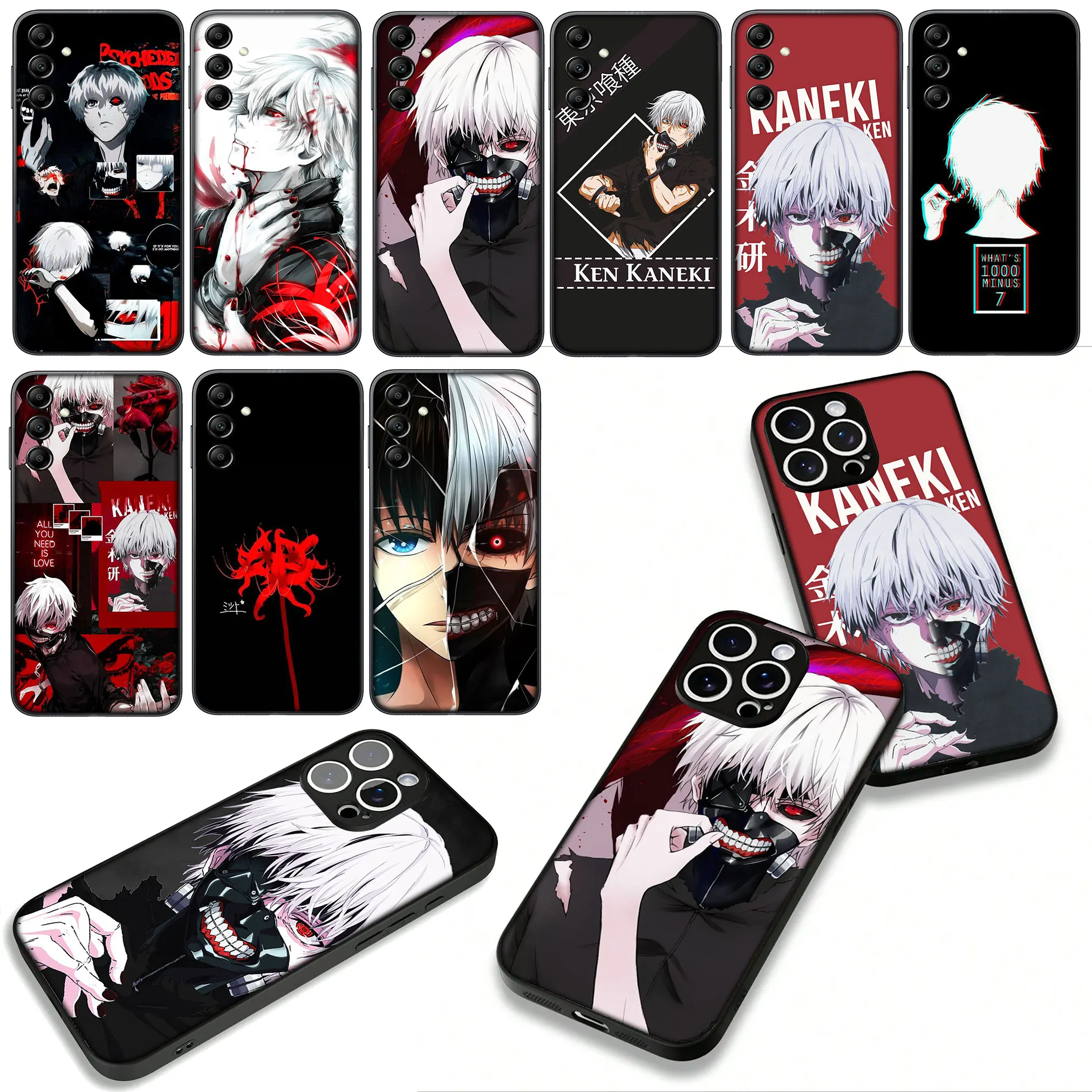 Tokyo Ghoul Ken Kaneki Themed Phone Case Cover