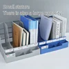 1 Pcs, Thickened, Quadruple File Bar, Desktop File Shelving, Storage Box, Pen Holder Frame, File Box, Office Supplies 6