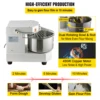 VEVOR Commercial Food Mixer, 8.5Qt Capacity, 450W Dual Rotating Dough Kneading Machine with Food-grade Stainless Steel Bowl 4