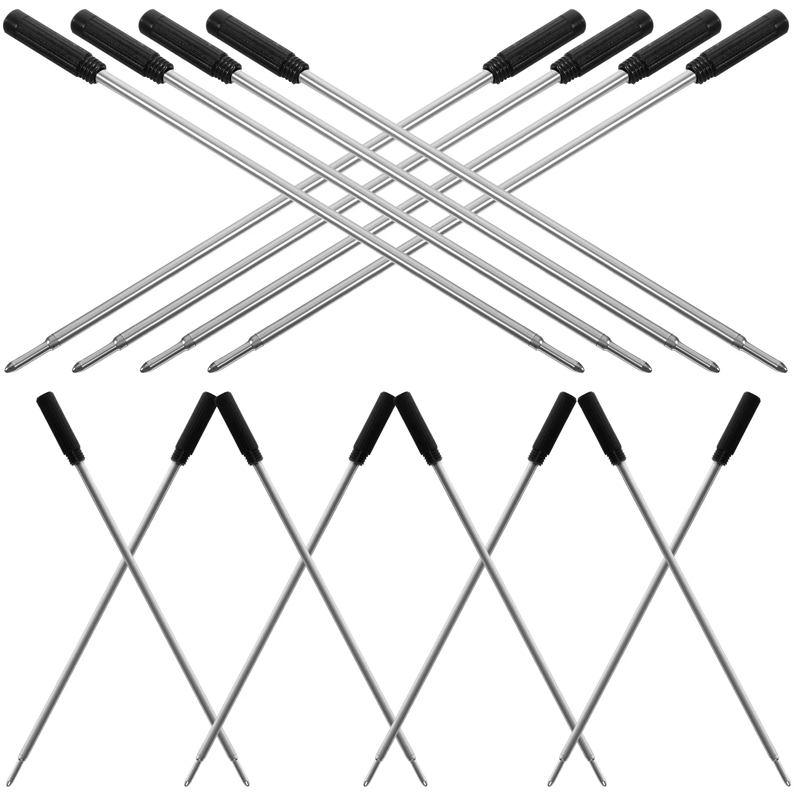 금속 크리스탈 펜 리필 다이아몬드 볼펜, 학생용 펜 막대 카트리지 코어 잉크, 학교 사무실용 스테인리스 스틸