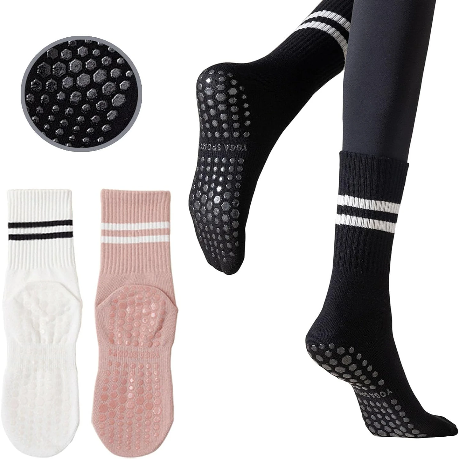 alance and elevate your exercise routine during Pilates. Experience optimal support and high-performance grip with durable s