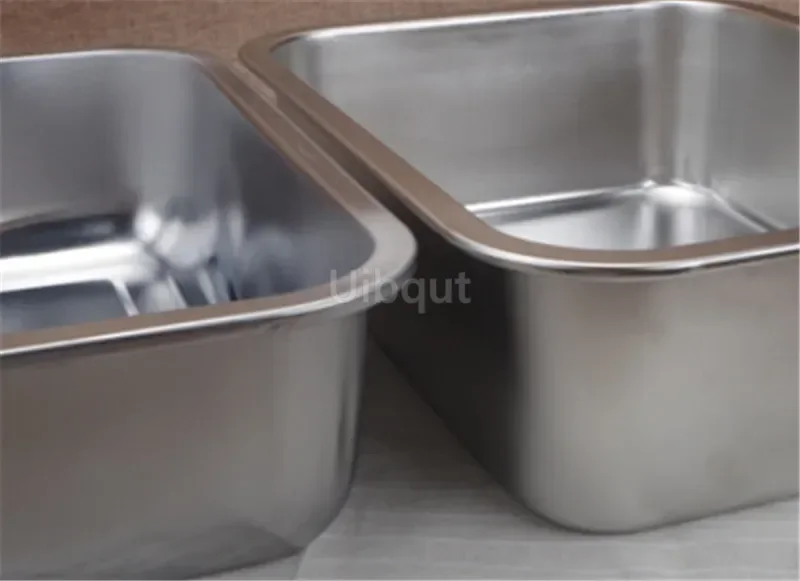 304 stainless steel Rectangular Square Oven Tray Baking Pot Dish Storage Tray kitchen tray storage tray bamboo organizer tray
