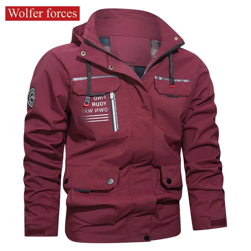 

Baseball Uniform Militari Oversize Jacket Heavy Motorcycle Techwear Windbreak Outdoor Bomber Sportsfor Windbreaker