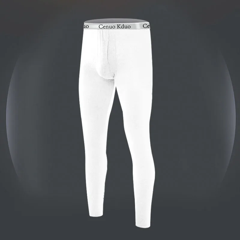 Thermo-Unterwäsche für Herren, hautfreundlich, Render-Hose, Winter, warme lange Unterhosen, weiche, elastische, große Leggings für Herren, bequeme Strumpfhosen – Detail 11