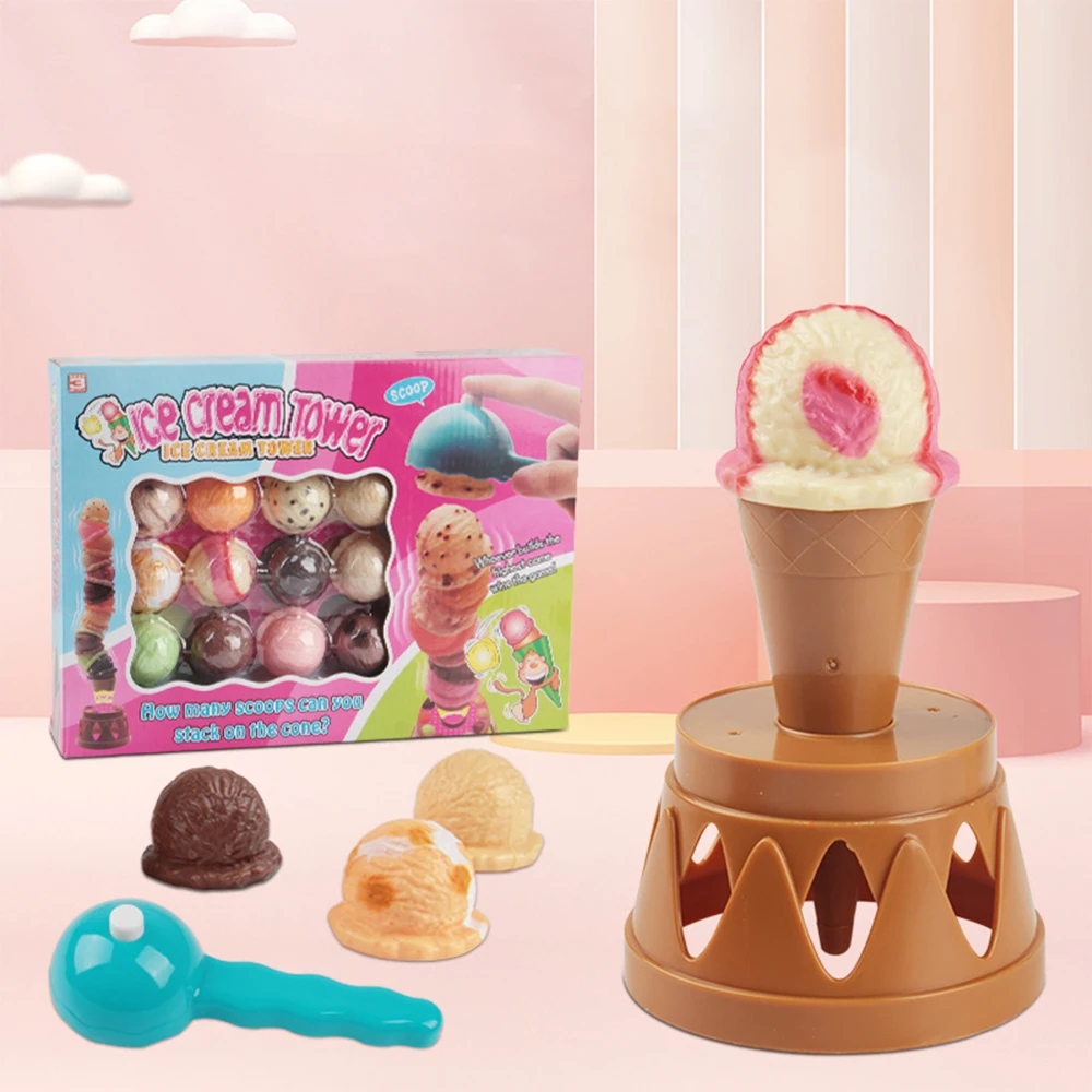 Empilhar-se Jogar Ice Cream Torre Simulação De Alimentos Brinquedo Sorvete  Fingir Jogar Brinquedos Educativos Presente De Natal Para Crianças Crianças  Jogo De Tabuleiro - Brinquedos De Cozinha - AliExpress