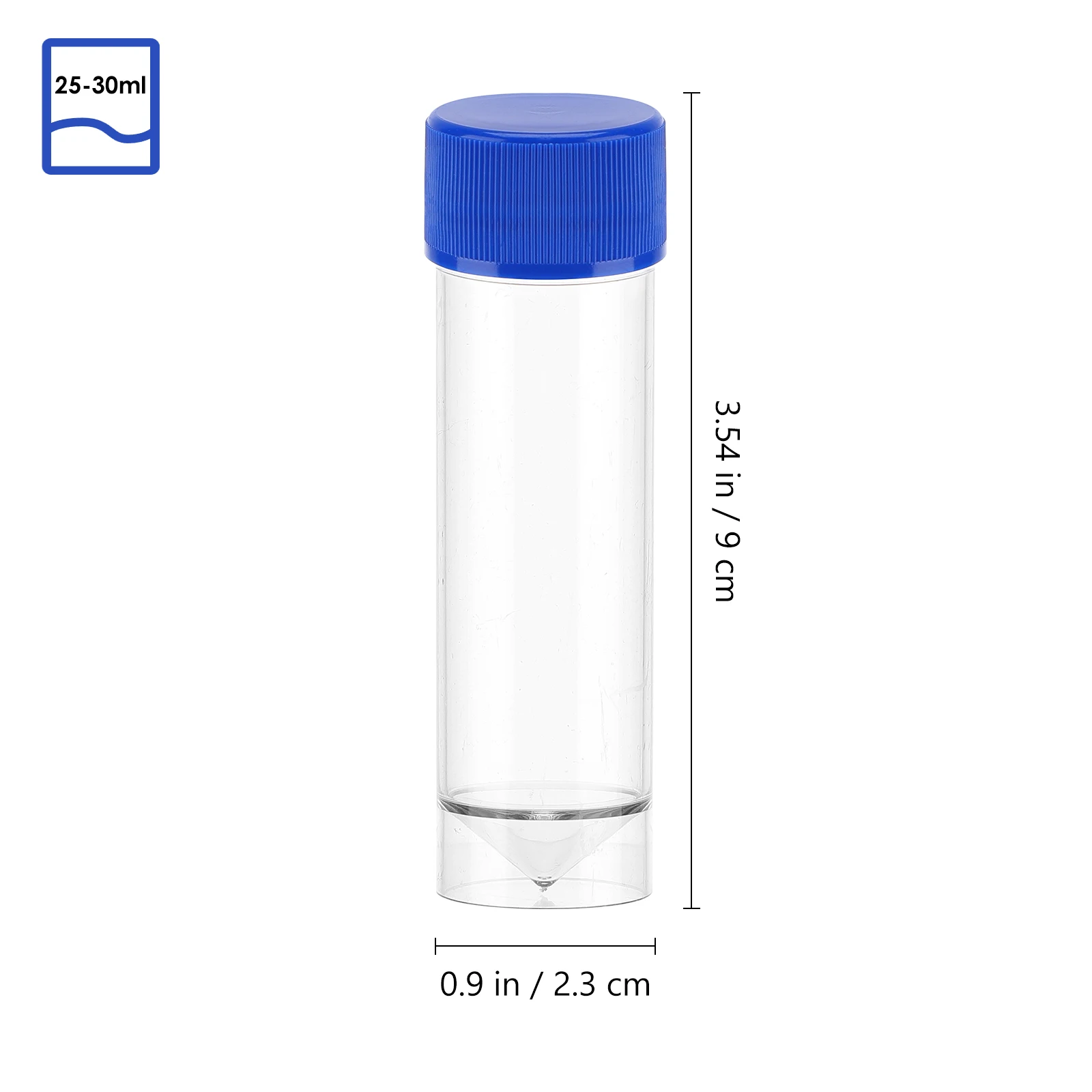 Pack of 10 Sample Bottle Plastic Specimen Cup Urine Containers Urine Container Pee Cup Test