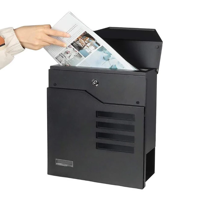 Kültéri Postafiók Postaláda Újságkerék Kulccsal Felszerelve - Image 2
