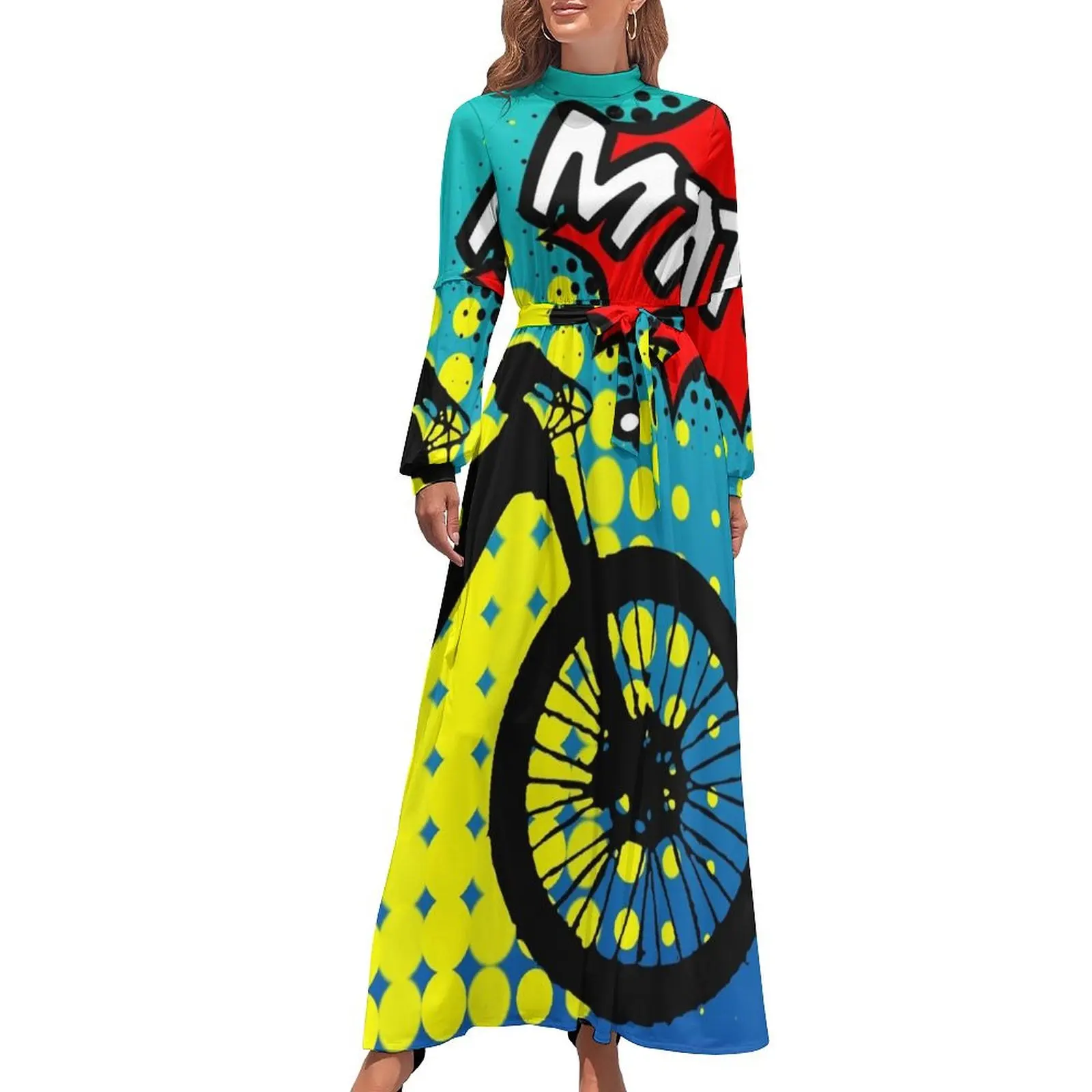 thumbnail image 1 of MTB - Ciclismo de montaña Los amantes de la MTB exploran y se aventuran Vestidos largos Vestidos de fiesta Ropa de playa Vestidos largos, 1 of 5