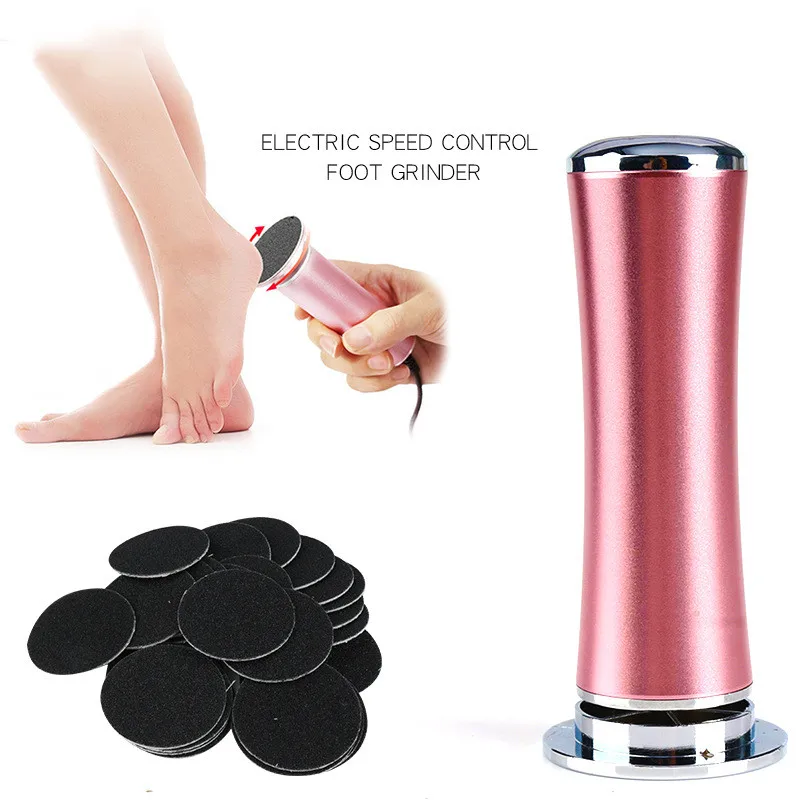 

Electric Feet Heels Dead Skin Callus Peel Machine Foot Care Pedicure Exfoliator File Sandpaper Adjustable Speed Foot Grinder