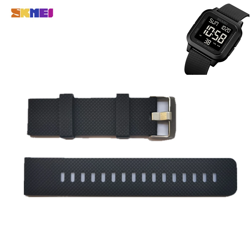 

1 Set Sports Watch Accessories for Skmei 1894 Plastic Wristband Adjustable Replacement Watch Strap Band