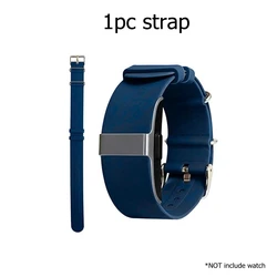 Premium Silicone Wristband with Soft & Comfortable 20mm Closure for Fitness Tracker & Activity Monitor (1pc)