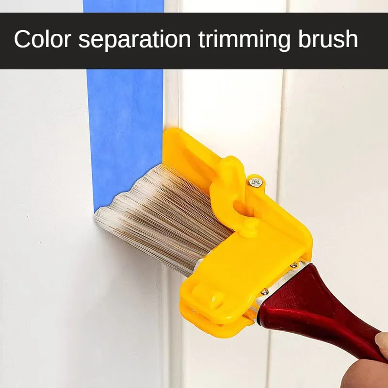 Pincel Multifuncional com Alça Multifuncional Clean-cut Edger Escova para Casa Quarto Parede Teto Canto Pintura Separador de Cores Ferramenta Trimmer