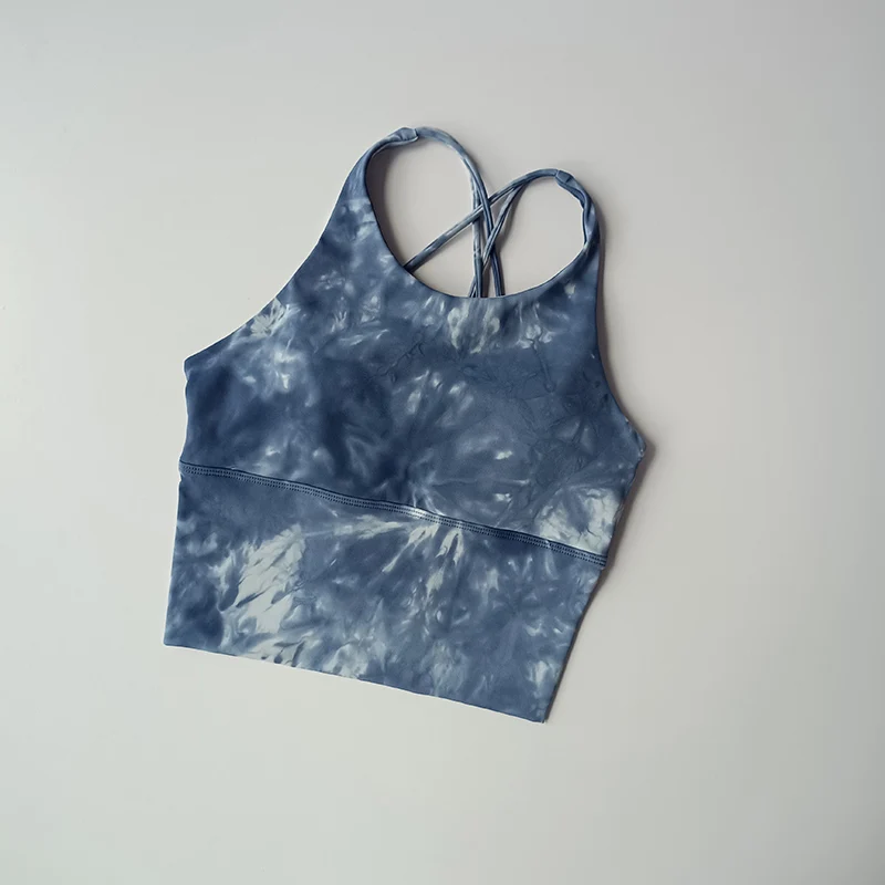 التعادل صبغ ملابس داخلية رياضية للنساء مقاومة للصدمات امتصاص الصدمات تشغيل الجمال الظهر سترة جمع الصدرية الصدرية اللياقة البدنية البدلة ملابس رياضية لليوجا