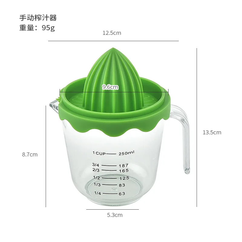 Portable Manual Juicer Scale DIY Kitchen Juice Tool Home Essentials Accessories 1PC lemon squeezer juice squeezer fruit juicer