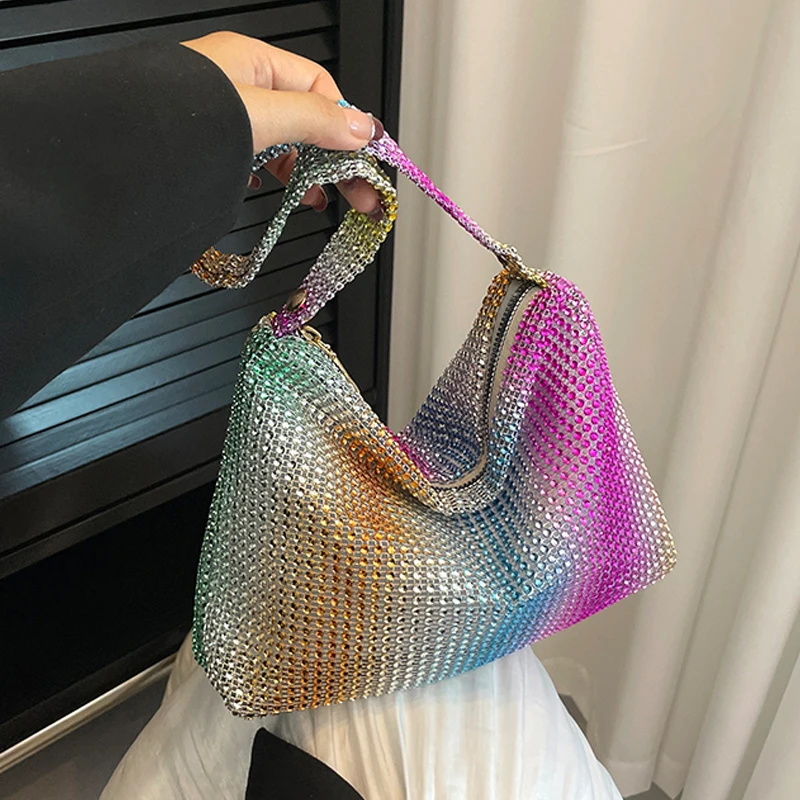 Milky Way Vrouwen Envelop Clutch Bag Pailletten Avond Handtas