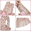 1pc Cat Skirt Pet Dress Dog Summer Dress Romantic Style With Pink Floral Print, Small Dog Clothes Pet Clothing Chihuahua Skirt 2