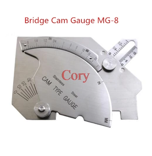 Welding test gauge Inspection Gage Weld Seam Bead/Fillet/Crown Test Ulnar Ruler Degree Angle Measure Kits Combine suit 6pcs