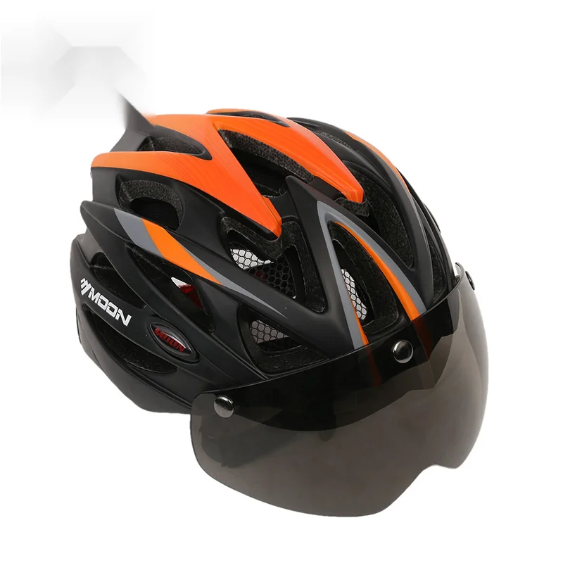 MOON Fahrrad-Windschutzscheibe, integrierter magnetischer Helm für Mountainbikes und Rennräder_voghion.com