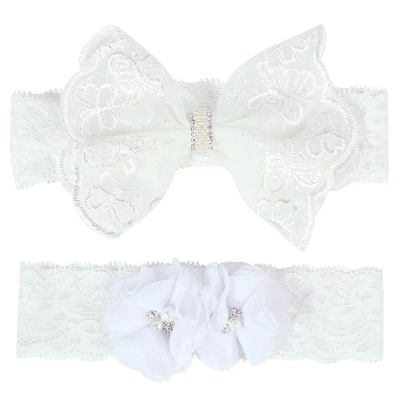 

Baby Big Bows Headband Lace Hairbands Hair Bows Elastics Hair Accessories Girls