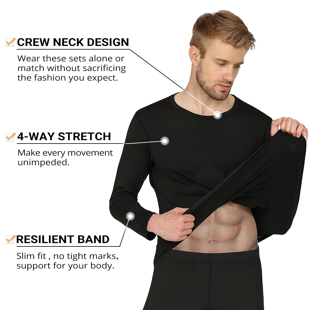 Winter Thermal Underwear Suit Men Thermal Shirt Male First Layer Underwear Long Shirts Pants Warm Base Layer Man men thermal underwear