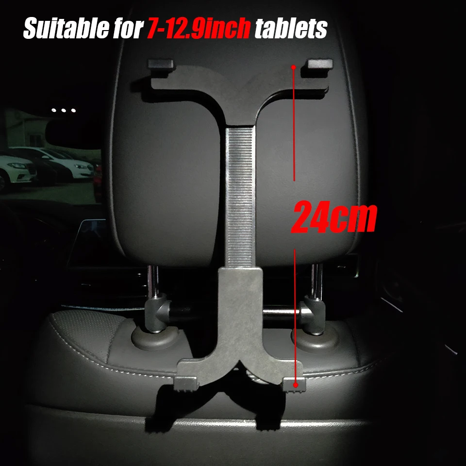 Outmix 712.9 Polegadas a Bordo Tablet Carro Titular para Ipad ar ar Pro 9.7 Assento Traseiro Suporte Suporte Suporte Tablet Acessórios em Carros - Imagem 3