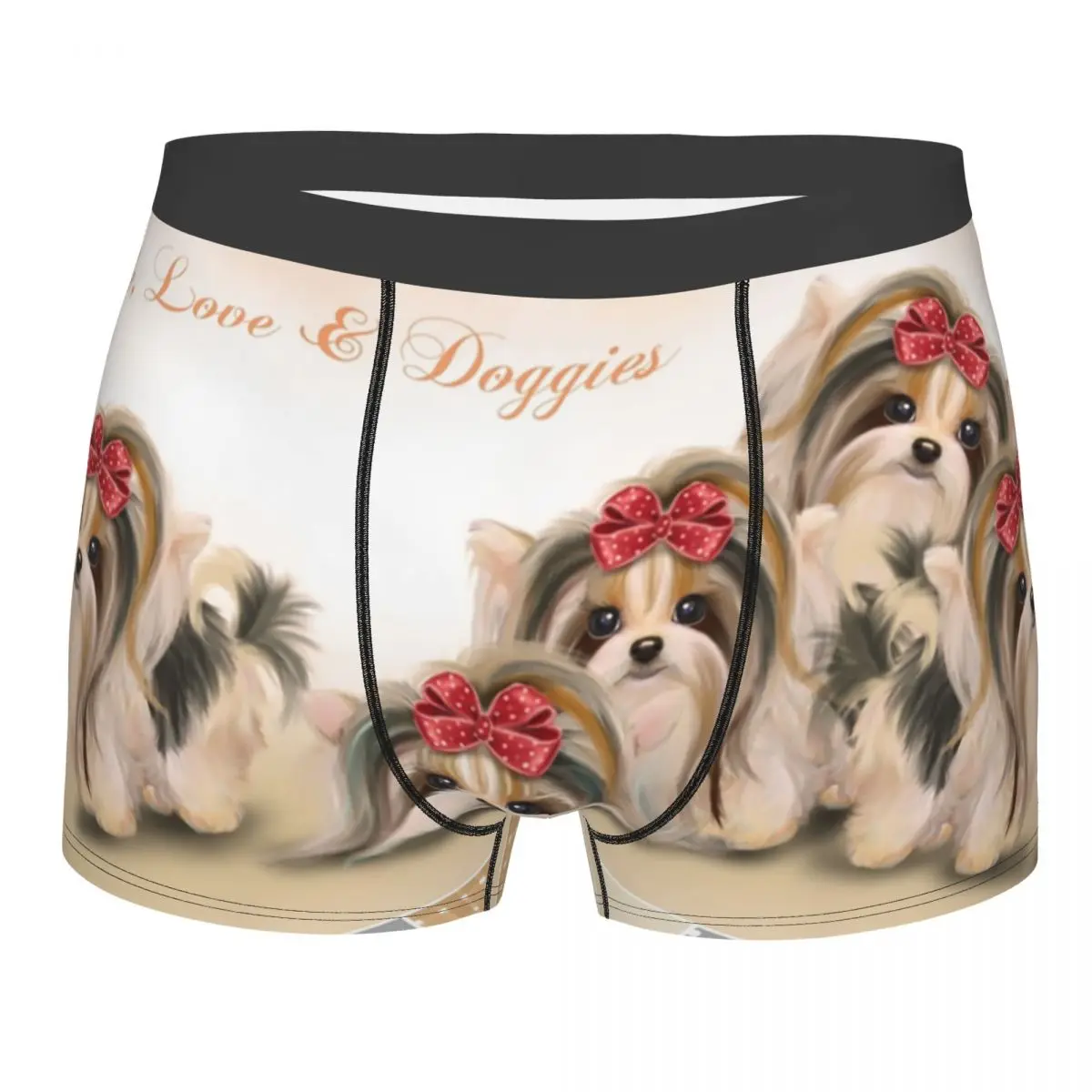 

Biewer Boxer Shorts Men 3D Printed Male Soft Yorkshire Terrier Dog Underwear Panties Briefs