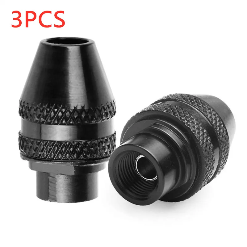 3Pcs Multi Quick Change Keyless Chuck Universal Chuck Replacement For Dremel 4486 Rotary Tools
