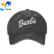 

Bearbie Pink Denim Baseball cap Snapback Hats Autumn Summer Hat for Men Women Caps Casquette hats