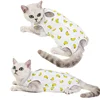 Cat Recovery Vest - Protective, Comfortable Post-Surgery Suit, Anti-Lick Knit Fabric, Easy Button Closure for Small Breeds 5