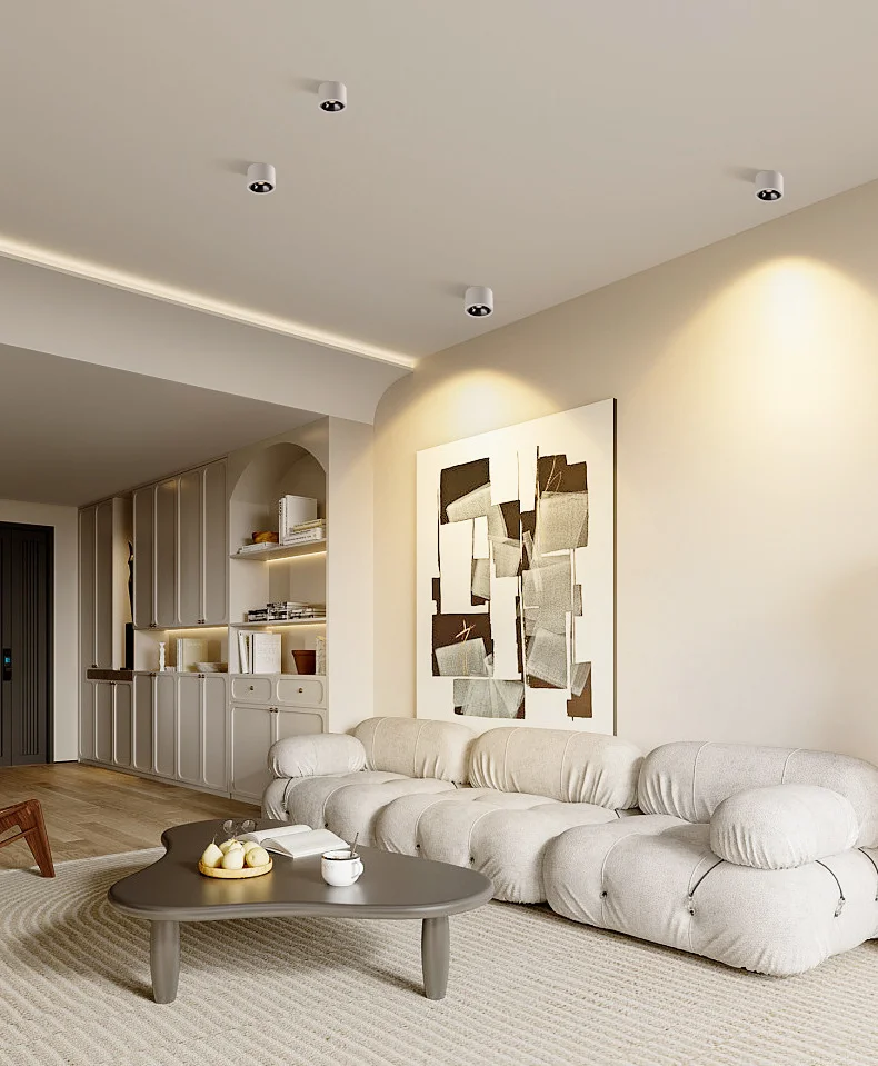 Recessed Ceiling Spotlight LED Downlight Adjustable Angle Ultra-thin Round