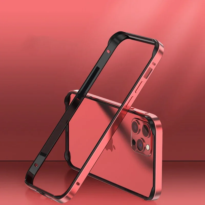 Premium Aluminum & Silicone Anti-Collision Phone Frame Luxury Case