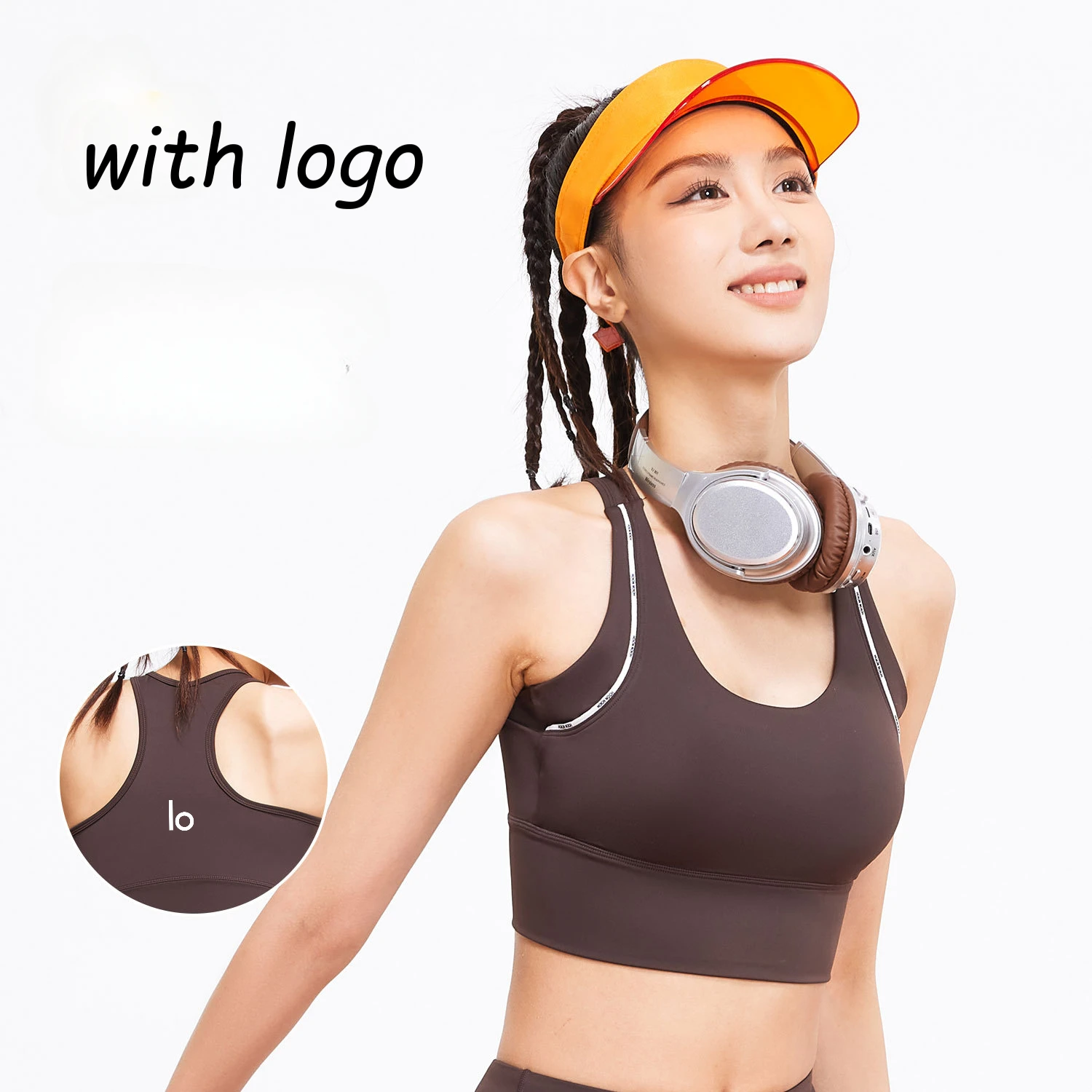 

LO Sports Yoga Bra Fixed One Piece Quick Drying Top High Strength Shockproof Gathering Women Clothing Yoga Bra Gym Top Women