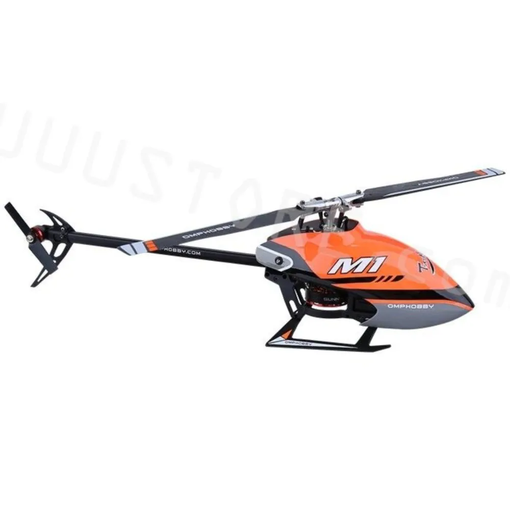 OMPHOBBY M1 290mm 6CH 3D Flybarless Dual Brushless Direct-Drive Motor RC Helicopter With Flight Controller for FUTABA RC Model 3
