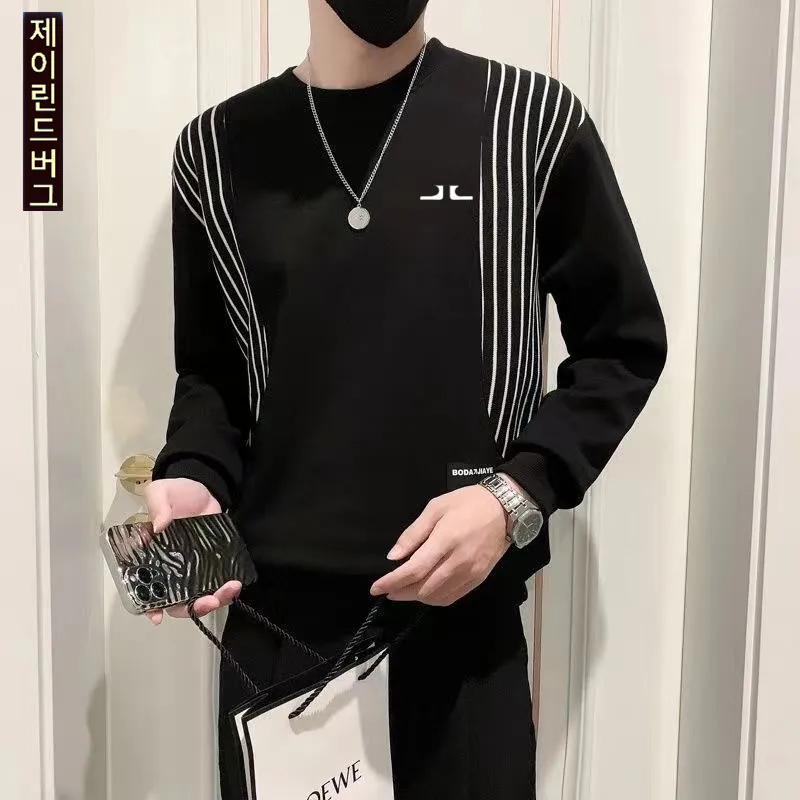 

Мужская одежда для гольфа высокого качества, новинка весны 2024, модная спортивная свободная повседневная одежда для гольфа с круглым вырезом, Мужская одежда для гольфа