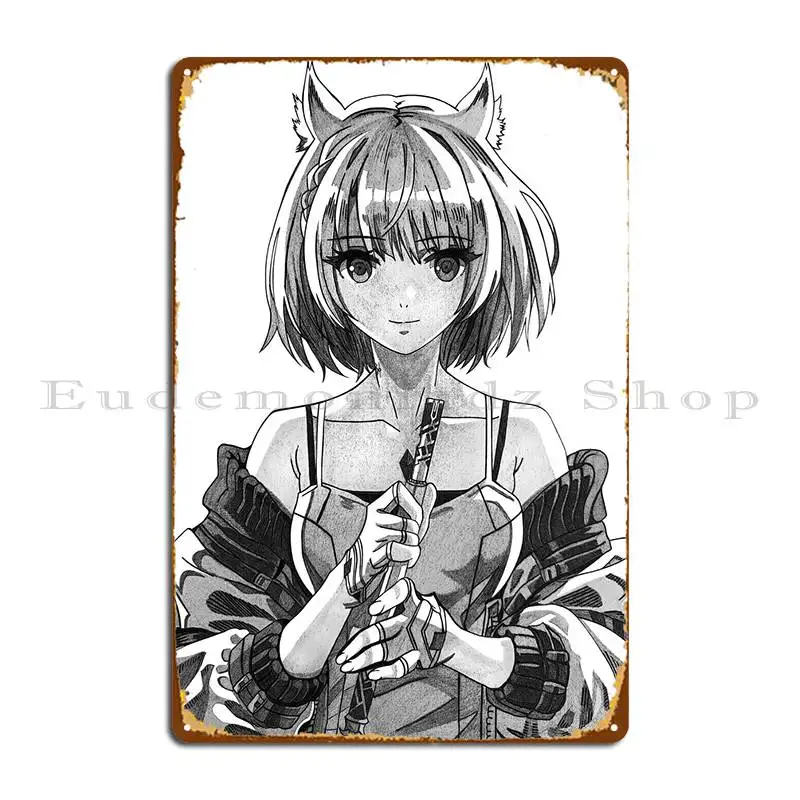 Mio - Xenoblade 3 Metal Sign Crea Cinema Vintage Cinema Designs Tin Sign Poster