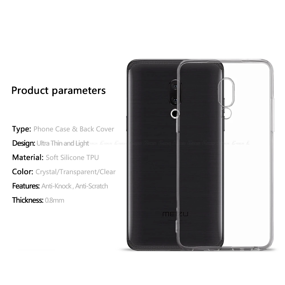 Ultra Thin Clear Soft TPU Phone Case - Full Back Cover