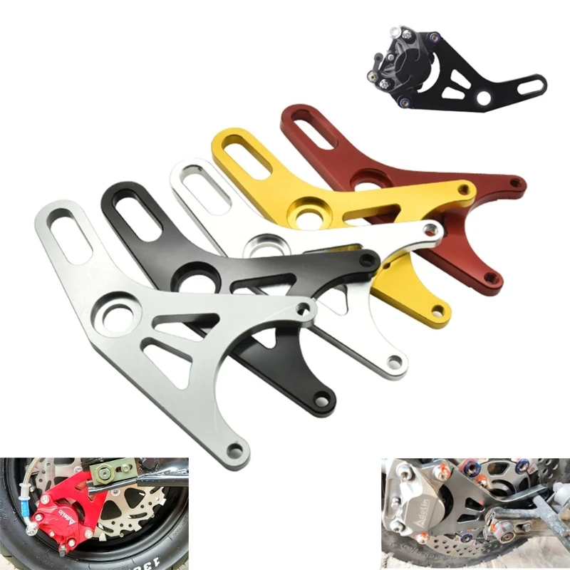 

Electric Scooter Motorcycle Rear Brake Caliper Bracket Adapter Support for 220mm Brake Disc 84mm Radial Brake Caliper
