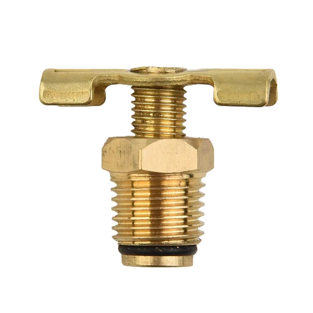 1/4 Abblaseventil Luftkompressor Tank 1/4" BSP Ablassstopfen Ventil/Tap/Ablaufhahn mit T-Griff Ventilteile Luftwerkzeuge – Detail 7