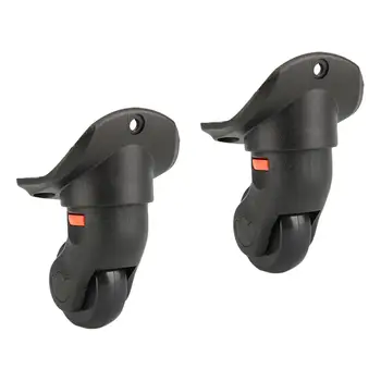 2x 짐 바퀴, 하중 베어링, 내마모성 듀얼 롤러, 헤비 듀티, 범용 짐 무음 바퀴, 여행 가방 바퀴, 회전 캐스터