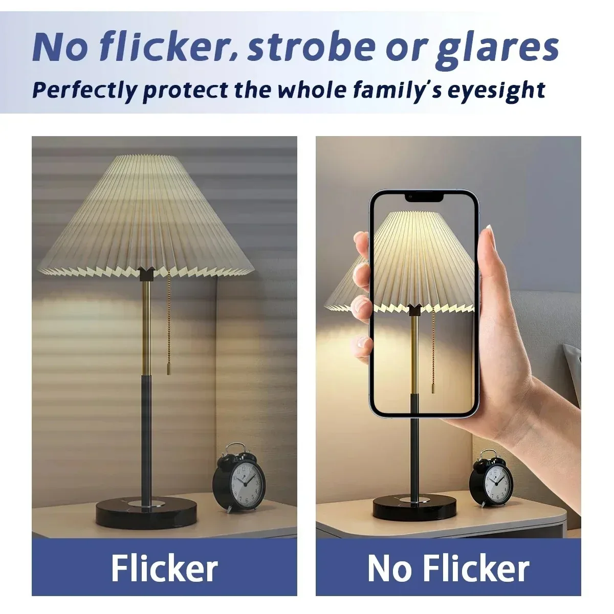 Eco-Friendly Non-Flicker Mini LED Bulb with Adjustable Wattage and Color Temperature Options