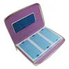 72Slots Purple Nail Art Stamping Plates Holder Storage Bag Empty Case Rectangle Template Accessories Tools For 6*12cm/6*6cm 4