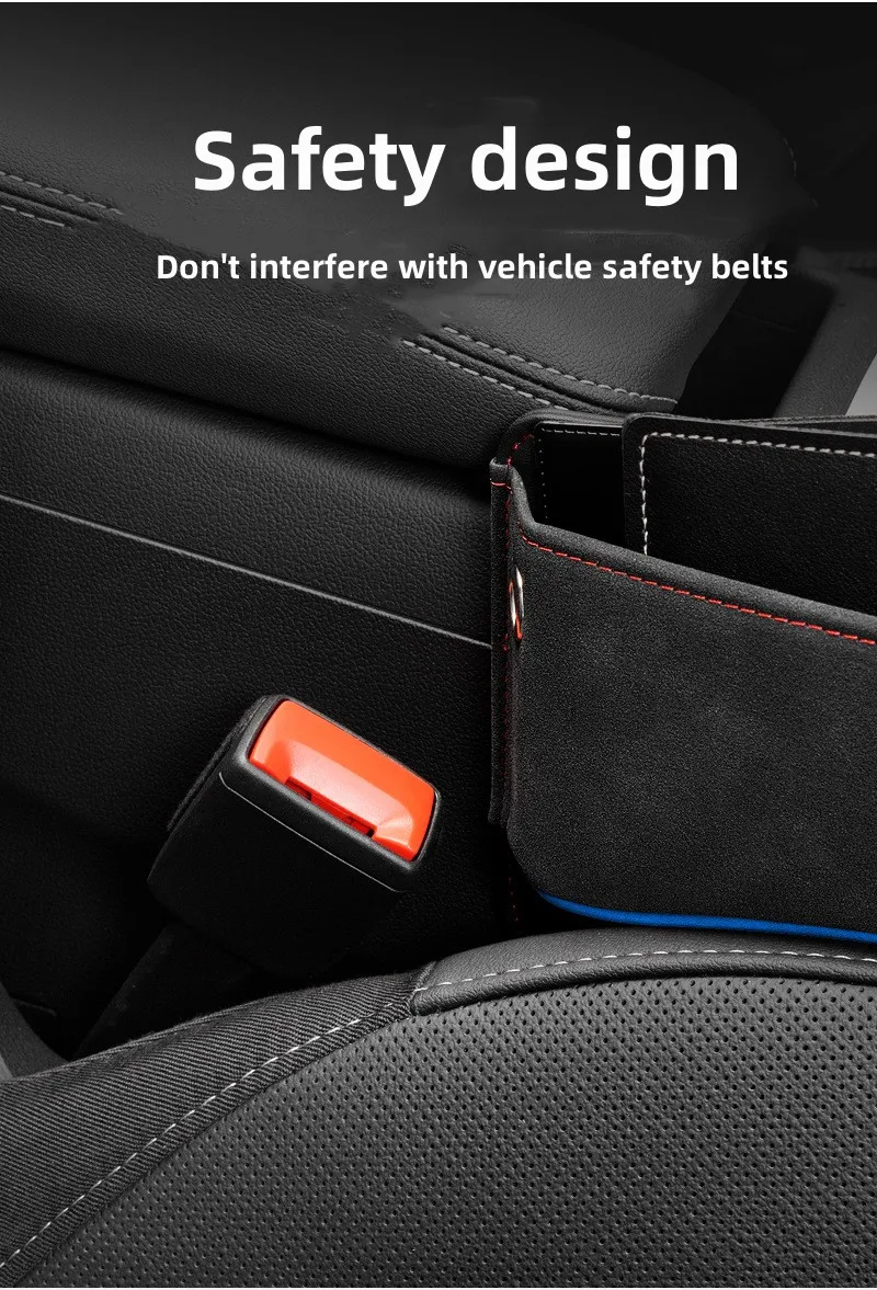 For DS SPIRIT DS3 DS4 DS4S DS5 DS 5LS DS6 DS7Fur Leather Car Seats Slit Storage Box Increased Storage Space Seat Org