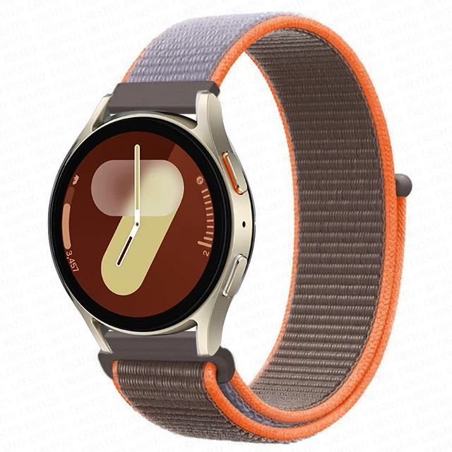 Versatile Nylon Loop Bracelet for Smartwatches - 22mm/20mm Band
