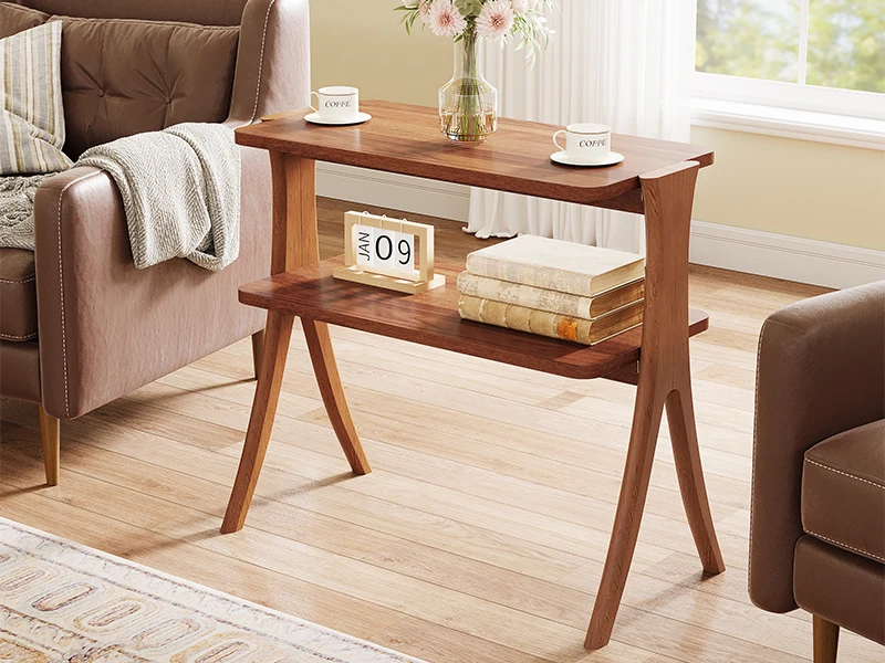 Tribesigns sofa side table
