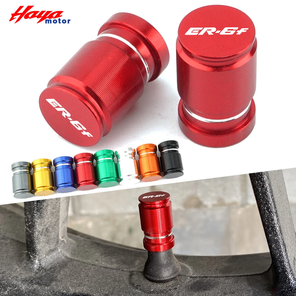 

FOR KAWASAKI ER6F ER-6F er6f 2006-2022 2021 2020 2019 2018 Motorcycle Accessorie CNC Wheel Tire Valve Stem Caps Airtight Cover