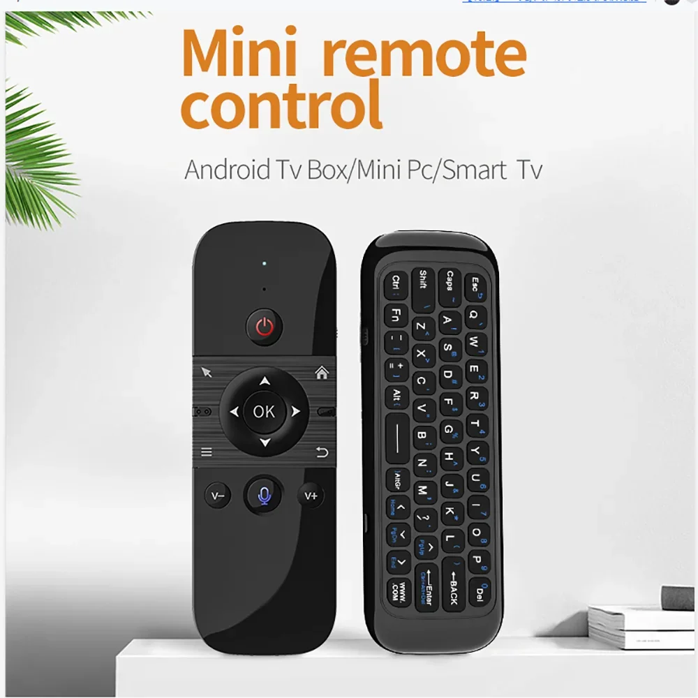Mouse de Voz sem Fio em 2.4g Bluetooth Mini Teclado Controle Remoto Recarregável Aprendizado de ir para Smart tv Android Box - Imagem 2