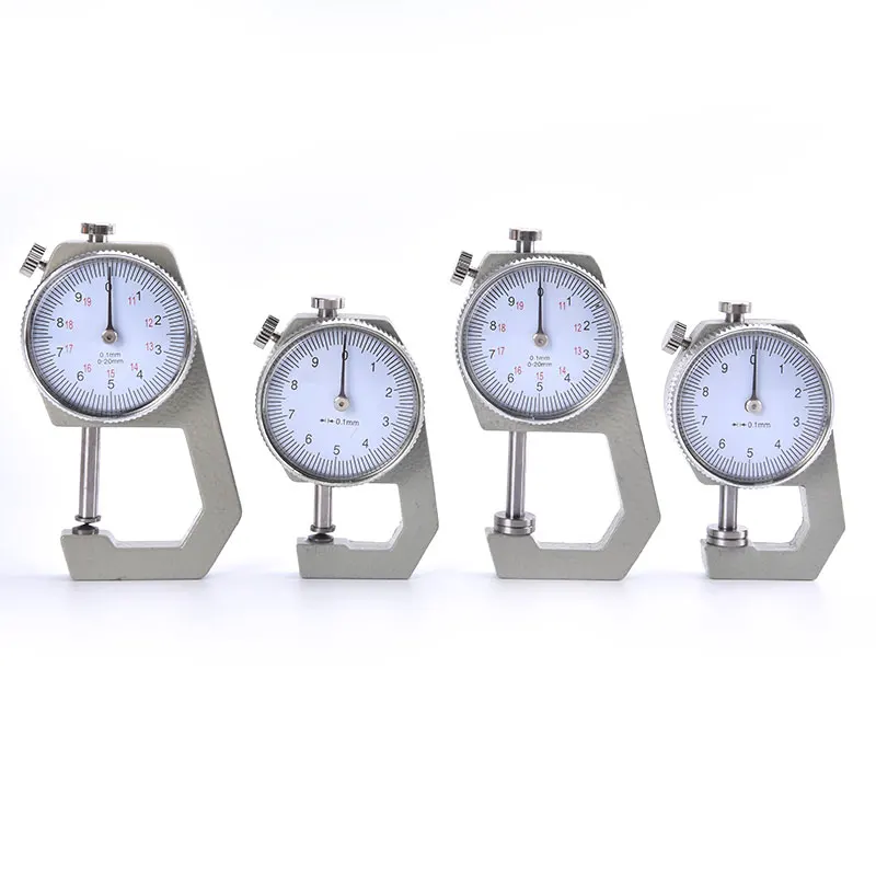 0-10mm Dial Thickness Gauge Leather Paper Thickness Meter Tester Leather Flim Paper thickness gauge