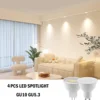 4PCS LED Spotlight GU10 GU5.3 AC220V/AC100-240V 3W-8W 38 120 degree high lumen warm white light replace 50W 100W halogen lamp 6
