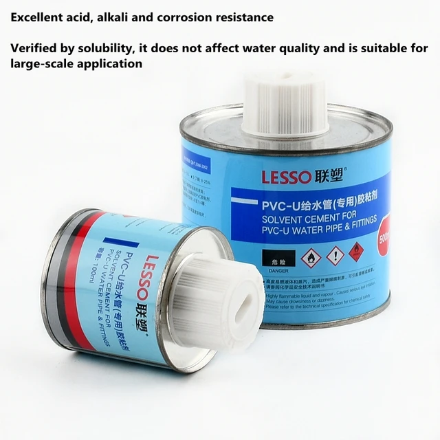 100ml/500ml Brand PVC Glue Adhesive UPVC Water Supply Pipe Glue